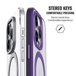 for iPhone 14 13 12 11 Pro Max Case with Magnetic Invisible Stand Compatible with MagSafe Military Drop Protection Phone Cover
