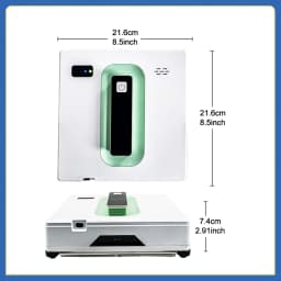 PuRuiKai Robot Electric Automatic Window Cleaning Robotic Vacuum Cleaner with APP Remote Control, Two-Way Automatic Spray 2500PA