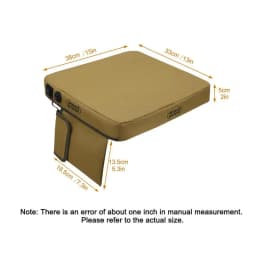 Stadium Thermal Seat Pad with Detachable Cover, Fishing Chair Upgrade Heated Seat Cushion, Portable Anti-Slip 3 Adjustable Modes