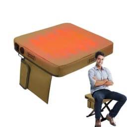 Stadium Thermal Seat Pad with Detachable Cover, Fishing Chair Upgrade Heated Seat Cushion, Portable Anti-Slip 3 Adjustable Modes