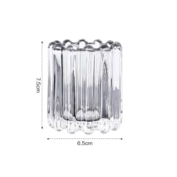 Cosmetic Brush Storage Box Living Room Bedroom Desk Light Luxury Ornaments Makeup Brush Eyebrow Pencil Crystal Glass Pen Holder