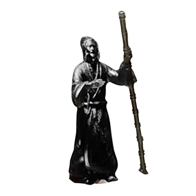 Chinese Knight-Errant Ornaments Knight-Errant Statue Ornament Chinese Ancient Style Resin Miniature Ornaments For Aquarium SUVs