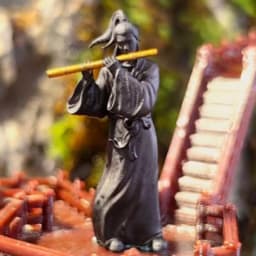 Chinese Knight-Errant Ornaments Knight-Errant Statue Ornament Chinese Ancient Style Resin Miniature Ornaments For Aquarium SUVs