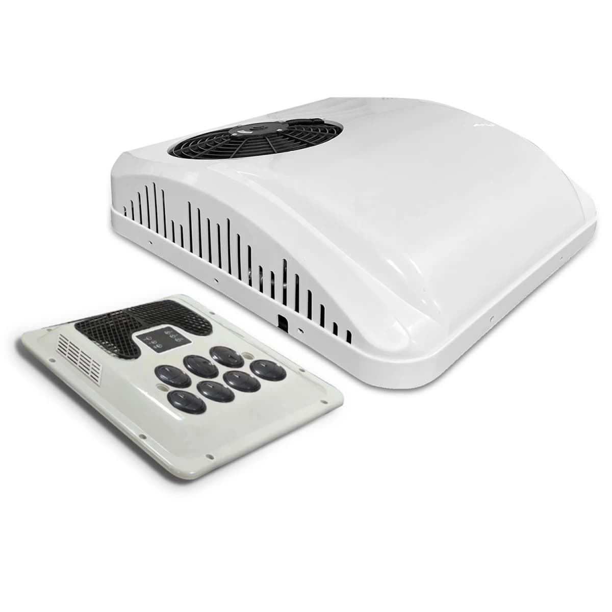 Treeligo 12V Cooling Roof Air Conditioner Electric Cool RV Rooftop Parking AC Unit for Truck Camper Van Caravans Motor Home
