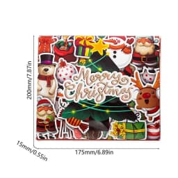 Christmas Bracelets Countdown Calendar 2023 Girls Bracelet Making Advent Calendar Valentine's Day DIY Jewelry Making Advent Gift