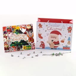 Christmas Bracelets Countdown Calendar 2023 Girls Bracelet Making Advent Calendar Valentine's Day DIY Jewelry Making Advent Gift