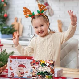Christmas Bracelets Countdown Calendar 2023 Girls Bracelet Making Advent Calendar Valentine's Day DIY Jewelry Making Advent Gift
