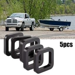 Tow Hitch Pad 5pcs 2 Inch Hitch Silencer Pad For Trailer Car Truck Hitch Receiver Muffler Pad For Eliminating Noise And Provid
