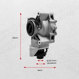 Rear Differential Assembly For Yamaha Rhino 660 450 700 YXR450 YXR660 YXR700 YXR450 2006-2007 5UG-46101-10-00