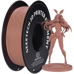 Geeetech Matte Filament PLA 1.75mm 1kg Spool (2.2lbs), 3D Printer Material Polylactic Acid, Frosted Texture, Vacuum Packaging