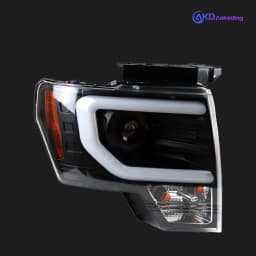 AKD Head Lamp for Ford Raptor F150 LED Headlight 2008-2014 Headlights F150 DRL Turn Signal High Beam Angel Eye Projector Lens