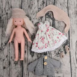 Soft Baby Dolls Handmade First Baby Doll Stuffed Baby Girl Dolls Plush Doll Toy First Baby Doll Plush Rag Doll For Kids