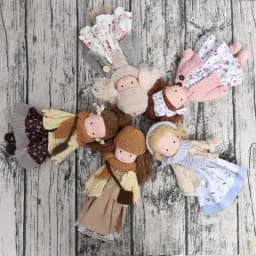 Soft Baby Dolls Handmade First Baby Doll Stuffed Baby Girl Dolls Plush Doll Toy First Baby Doll Plush Rag Doll For Kids