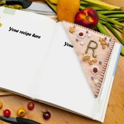 Book Corner Bookmark Embroidered Corner Bookmark Letter Hand Stitched Felt Corner Letter Bookmark Page Markers And Book