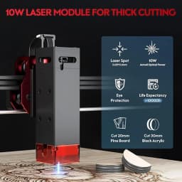 ORTUR Laser Engraver Cutter Wood Cutting Engraving DIY Machine Rotary Roller Metal Glass Leather Acrylic MDF Air Assist Nozzle