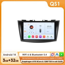 Hizpo Car Radio Multimedia Player For Suzuki Swift 4 2011 2012 2013 2014 2015 Octa Core Android Auto GPS Navigation Stereo DSP