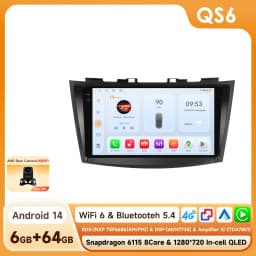 Hizpo Car Radio Multimedia Player For Suzuki Swift 4 2011 2012 2013 2014 2015 Octa Core Android Auto GPS Navigation Stereo DSP