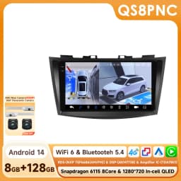 Hizpo Car Radio Multimedia Player For Suzuki Swift 4 2011 2012 2013 2014 2015 Octa Core Android Auto GPS Navigation Stereo DSP