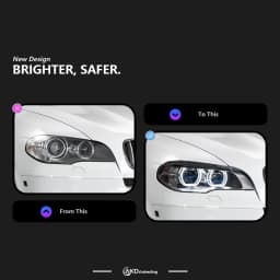 AKD Head Lamp for BMW E70 LED Headlight 2007-2014 Headlights X5 DRL Turn Signal High Beam Angel Eye Projector Lens