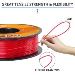 GEEETECH High Speed PLA 3D Printer Filament 1kg 1.75mm, Better Fluidity, Faster Curing & Printing Speed, Higher Printing Quality