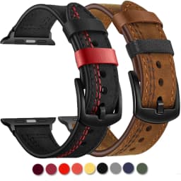 Genuine Leather loop strap For Apple watch Ultra 2 band 44mm 45mm 49mm 40mm 42mm 38/41mm bracelet iWatch series 9 8 7 3 4 5 6 se