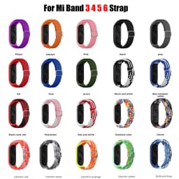 Braided Straps for Mi Band 11/10/9 Bracelet Elastic Adjustable Nylon Miband 4 5 Correas Wristband for Xiaomi Mi Band 4 3 5 6 7 8