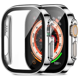 Screen Protector for Apple Watch Case Ultra 49mm accessories Straight Edge Cover glass iWatch serie 8 SE 7 4 45mm 41mm 44mm 40mm