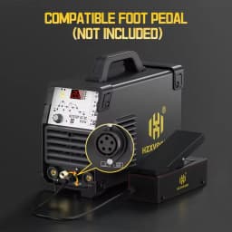 AC/DC TIG Welder 250A HZXVOGEN HVT250P HF TIG MMA ARC Stick Pulse 2T/4T 220V IGBT Inverter Aluminum Stainless Steel Welder