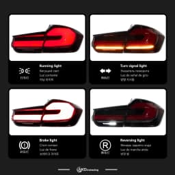 Car Lights for F30 F35 3 Series 2013-2019 LED Auto Taillight Assembly Upgrade G30 G38 5 Series Newest 3D Design Tool Accessories