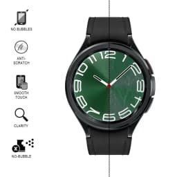 HD Tempered Glass For Samsung Galaxy Watch 6 44mm 40mm 43mm 47mm Accessories Clear Hydraulic Film Screen Protector 6 Classic