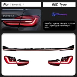 Auto Parts For BMW 7 Series G11 G12 Taillight 2016-2018 latest Styling LED Brake reversing light Car Accesorios Modified