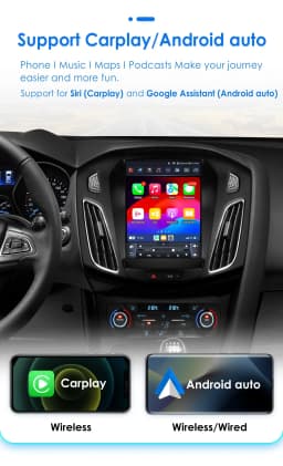 9.7"Android 13 Car radio DSP Carplay for Ford Focus 3 MK 3 2011-2017 2018 2019 Multimedia Video player 4G Screen 7862 Head Unit
