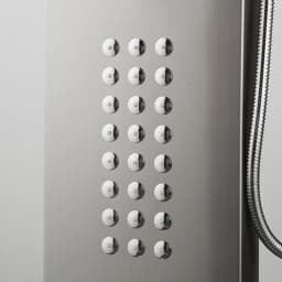 ZAPPO Shower Column With Massage Jets Bathroom Rainfall Shower Systerm Digital Display ScreenFaucet Shower Panel Bathtub Mixer