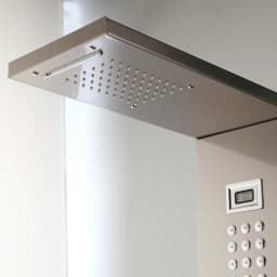 ZAPPO Shower Column With Massage Jets Bathroom Rainfall Shower Systerm Digital Display ScreenFaucet Shower Panel Bathtub Mixer