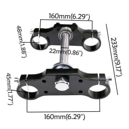 45/48mm Dirt Pit Bike Triple Tree Clamp Bar Riser Kit For 50cc 70cc 90cc 110cc 125cc CRF