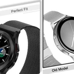 No Gaps 20mm Strap For Samsung Galaxy Watch 7 5 pro/4 Classic 44mm 46 40mm 43mm 47mm Milanese Loop Bracelet Galaxy Watch 6 Band