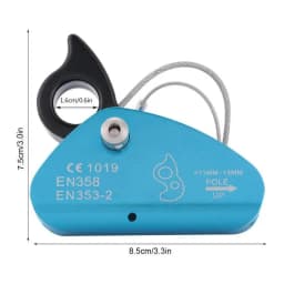 Rock Climbing Ascender Heavy Duty Rock Climbing Ascender Rope Grab For Rock Climbing Mountaineering Tree Arborist Expedition