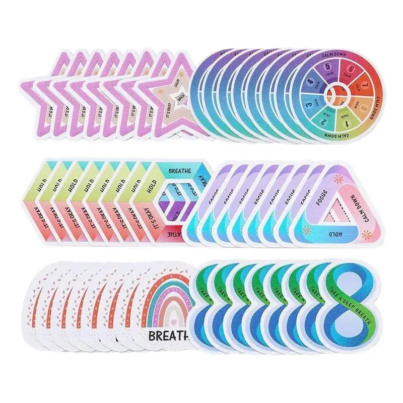 Calm Stickers Calming Textured Adhesive Strips Toys For Stress Relief Sensory Stickers Calming Relief Adhesive Grip Tape For