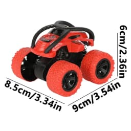 Stunt Toy Cars Friction Powered Push And Go Cars Mini Four-wheel Drive Stunt Rolling Inertial Off-road Vehicle For Kids