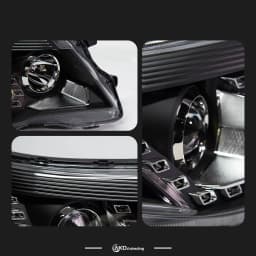 AKD Head Lamp for Subaru Forester LED Headlight 2008-2012 Headlights Forester DRL Turn Signal High Beam Angel Eye Projector Lens