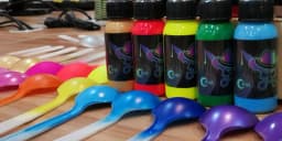 OPHIR Airbrush Acrylic Paint for Nail Art DIY Model Shoes Leather Water Based Airbrush Paint 48 Colors for Choose TA005
