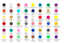 OPHIR Airbrush Acrylic Paint for Nail Art DIY Model Shoes Leather Water Based Airbrush Paint 48 Colors for Choose TA005