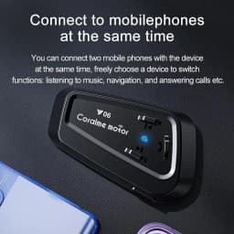 creative Motorcycle Hat Wireless IPX6 Noise Cancellation Intercom RGB Light Speaker for Double Use supplies for Atv Dirt Bike