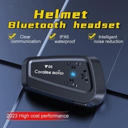 creative Motorcycle Hat Wireless IPX6 Noise Cancellation Intercom RGB Light Speaker for Double Use supplies for Atv Dirt Bike