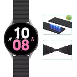 Silicone Magnetic Loop For Amazfit GTS 4/2/Mini/2e/GTR 3 pro/GTR4/stratos belt 20mm 22mm watch strap bracelet amazfit bip u pro