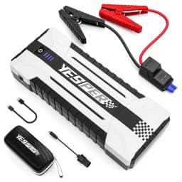 YESPER 4120A Jump Starter for All Gas & 10L Diesel, 26800mAh 12V Portable Booster with Case & Cables, Car SUV Truck