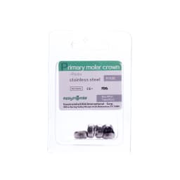 Easyinsmile Dental Crown Kids Primary Molar Ionomer Refill Stainless Steel Upper/Lower Left/Right Teeth 1st/2nd Crowns Cements