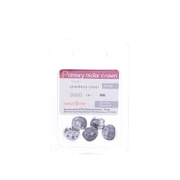 Easyinsmile Dental Crown Kids Primary Molar Ionomer Refill Stainless Steel Upper/Lower Left/Right Teeth 1st/2nd Crowns Cements