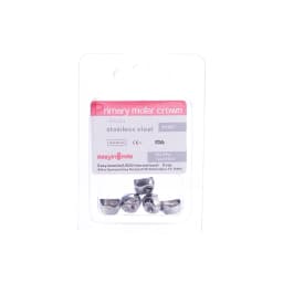 Easyinsmile Dental Crown Kids Primary Molar Ionomer Refill Stainless Steel Upper/Lower Left/Right Teeth 1st/2nd Crowns Cements