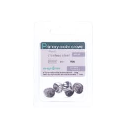 Easyinsmile Dental Crown Kids Primary Molar Ionomer Refill Stainless Steel Upper/Lower Left/Right Teeth 1st/2nd Crowns Cements